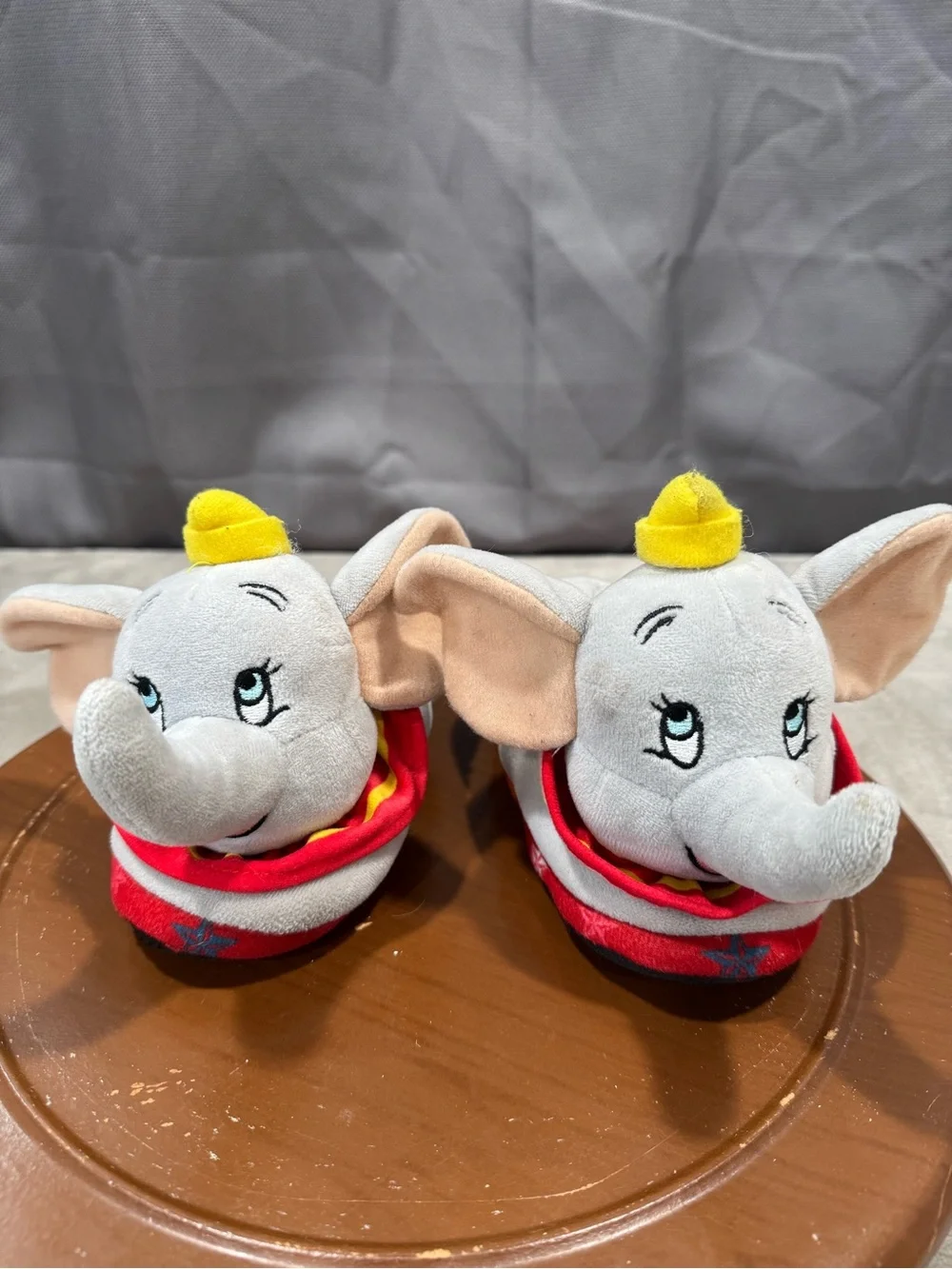 Disney Dumbo Plush Kids Slippers Size:9-10